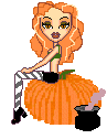 me on a pumpkin